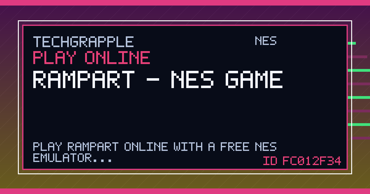 Rampart - NES Game | TechGrapple Emulators